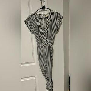 Size Small Black/White/Gray Jumpsuit. New with tags.